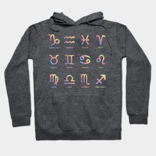 Rainbow Astrology Set Hoodie